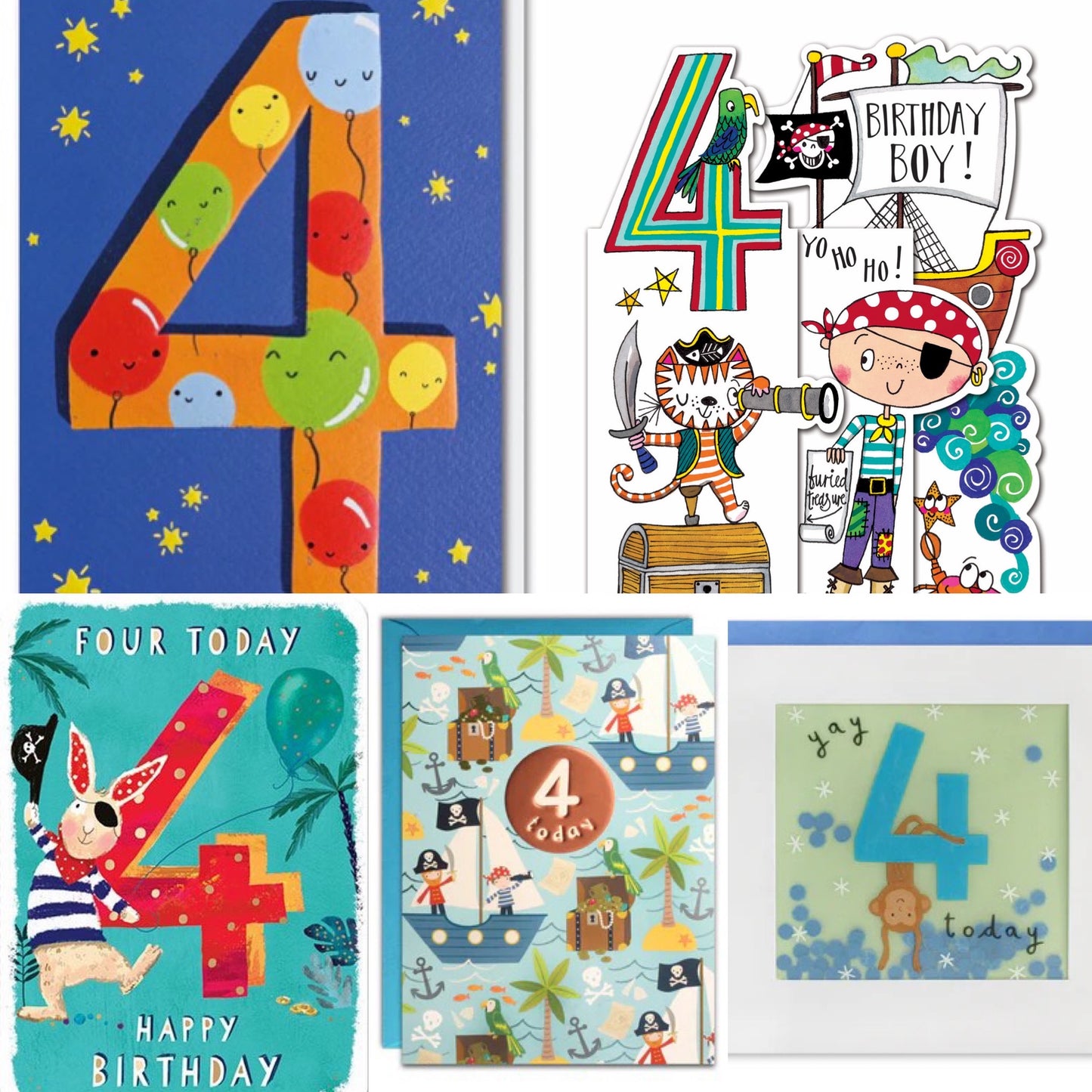 Birthday Card Bundles - Ages 3-10 Available