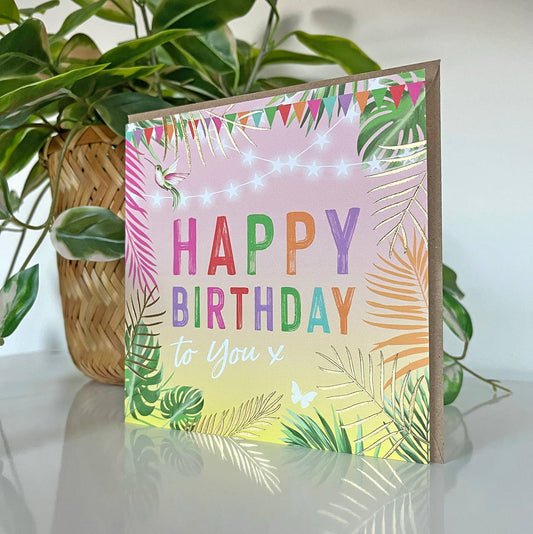 Festival Happy Birthday Card