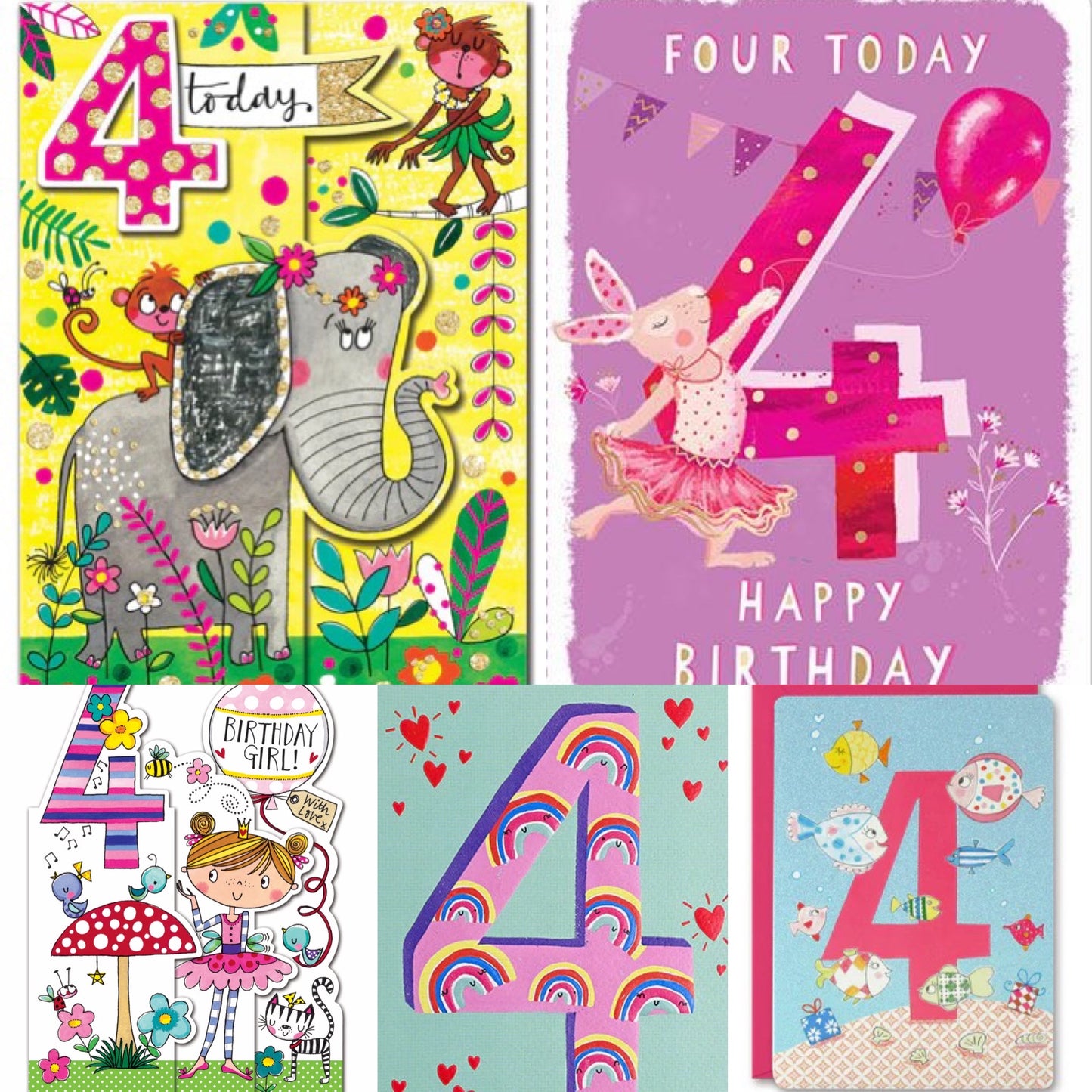 Birthday Card Bundles - Ages 3-10 Available