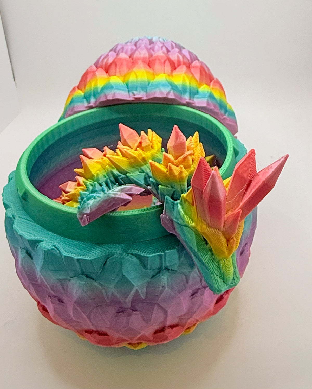 3D Printed Dragon and Egg Fidget