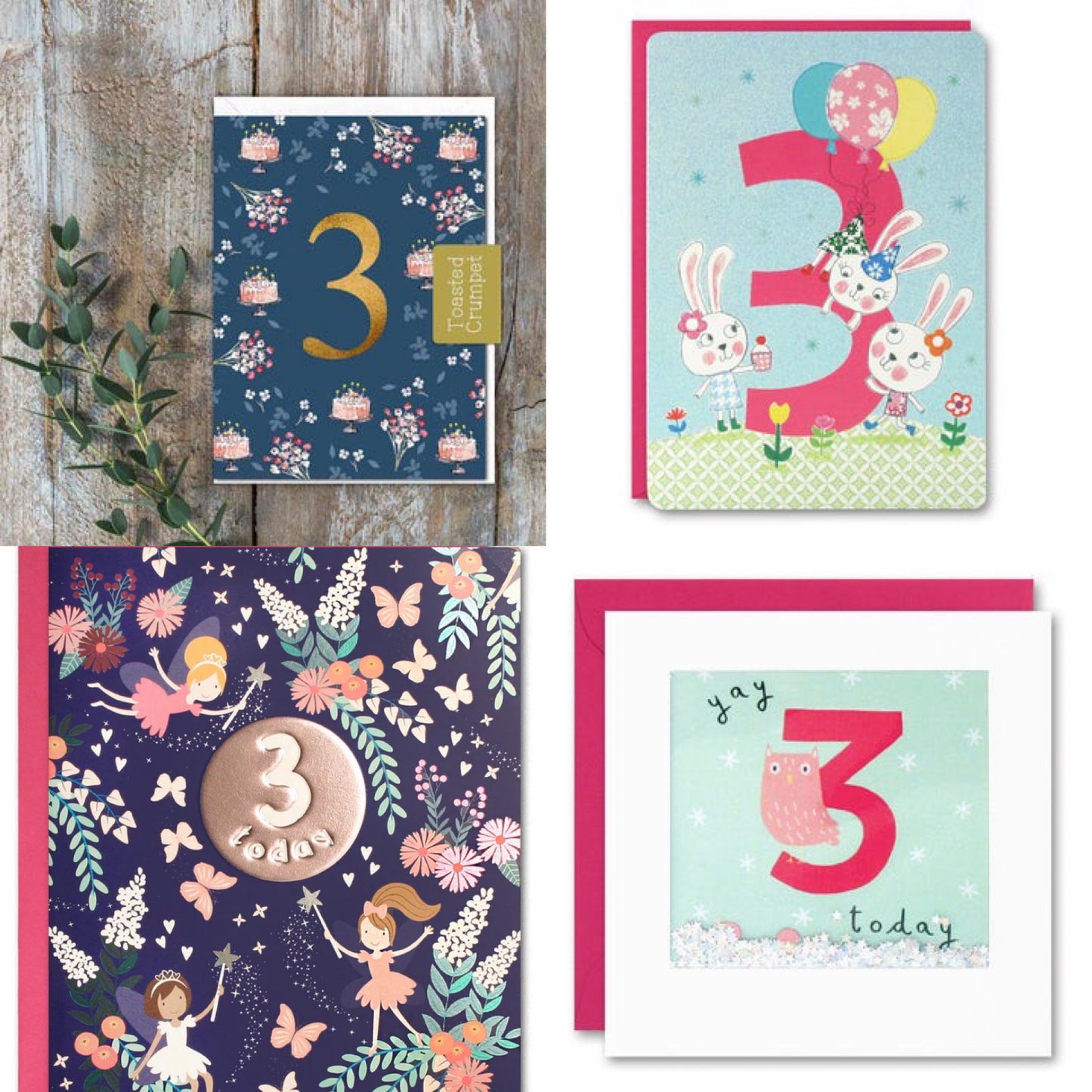 Birthday Card Bundles - Ages 3-10 Available