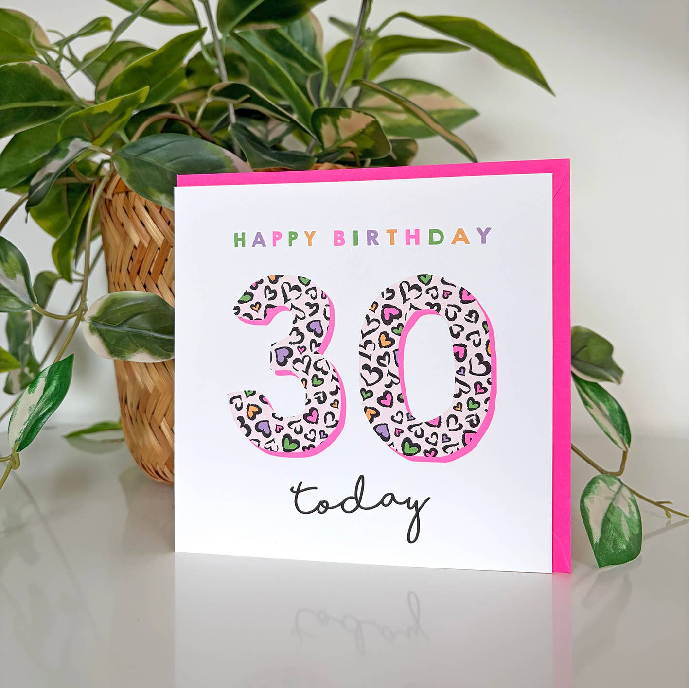 Leopard Love 30th Birthday Card