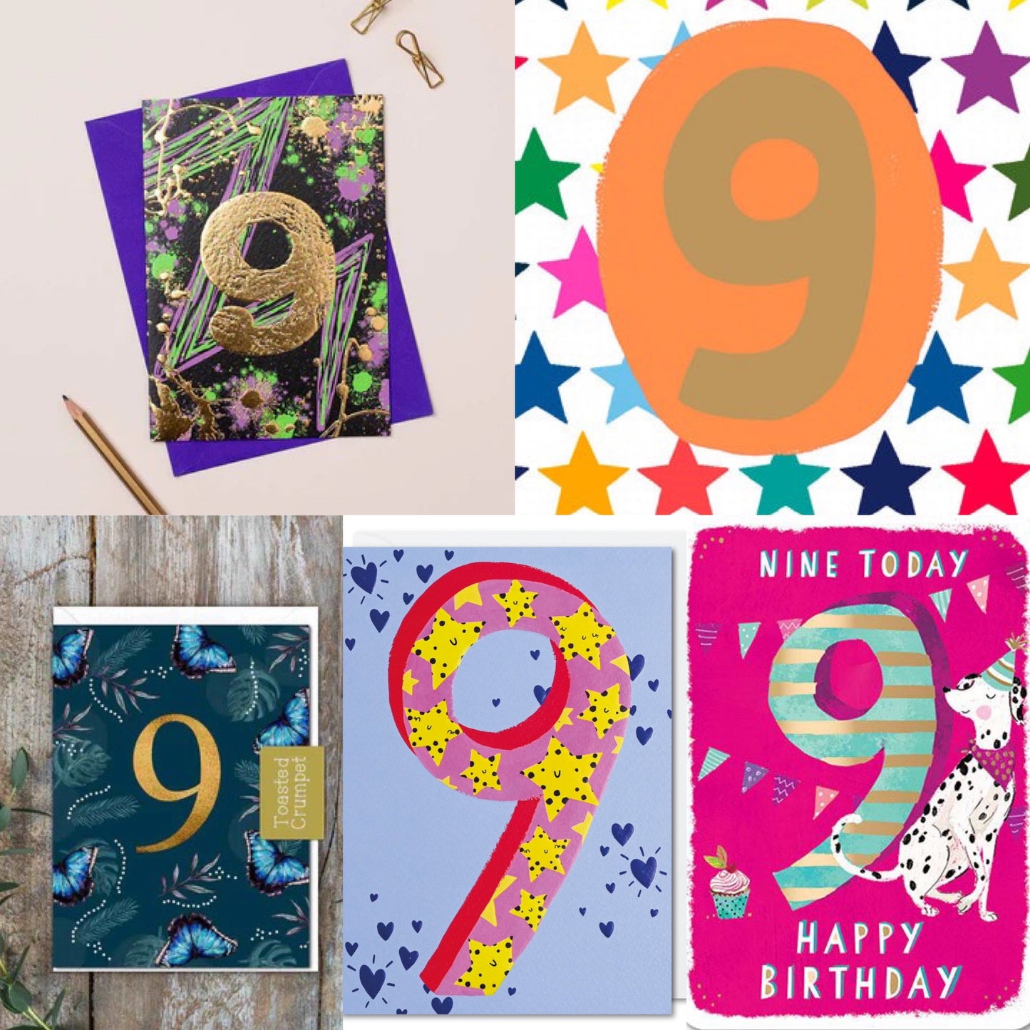 Birthday Card Bundles - Ages 3-10 Available