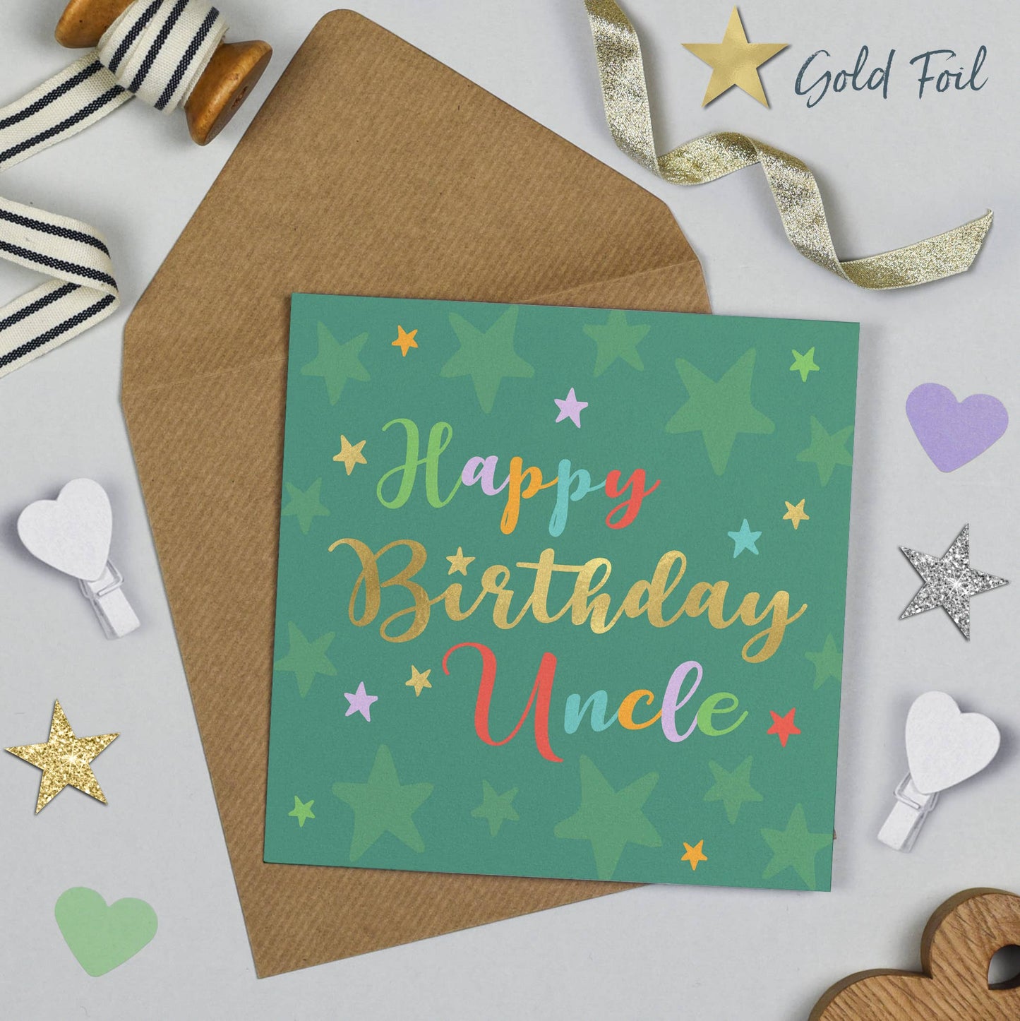 Superstar Uncle Birthday Card