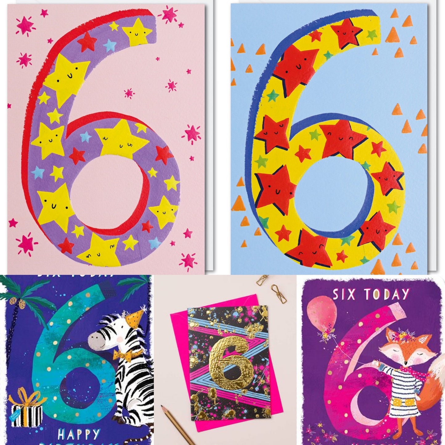 Birthday Card Bundles - Ages 3-10 Available