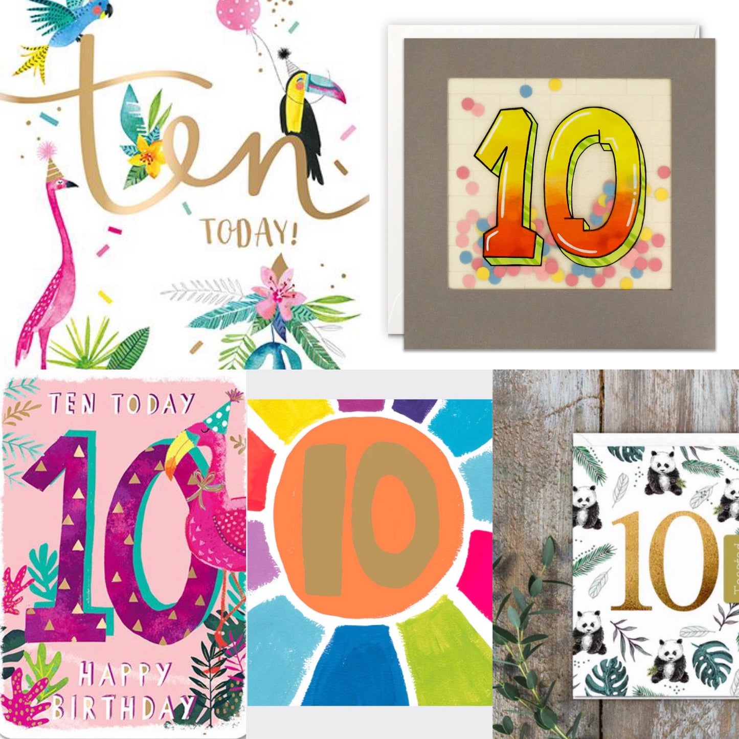 Birthday Card Bundles - Ages 3-10 Available