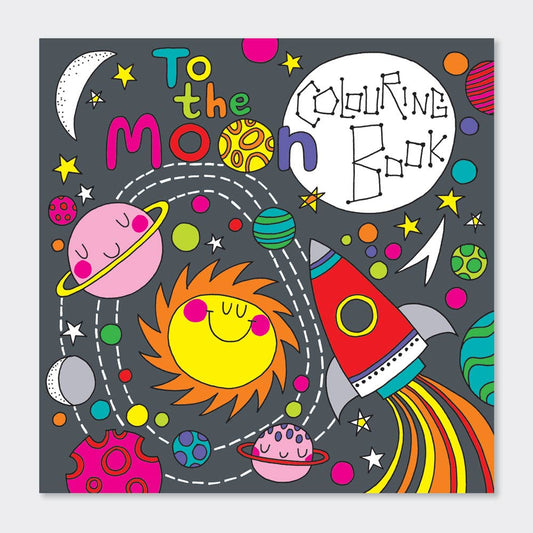 Children's 'To the Moon' Space Colouring Book
