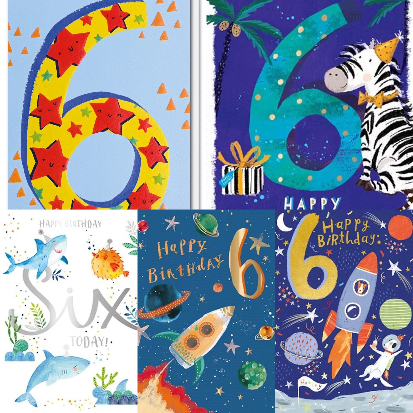 Birthday Card Bundles - Ages 3-10 Available