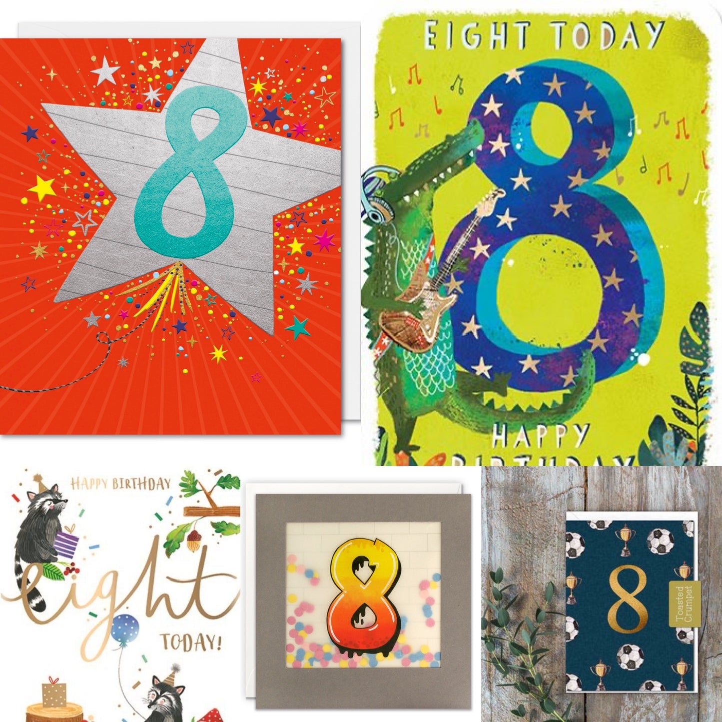 Birthday Card Bundles - Ages 3-10 Available