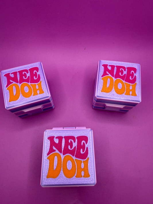 3D printed Nee Doh Storage Case - multiple to choose from