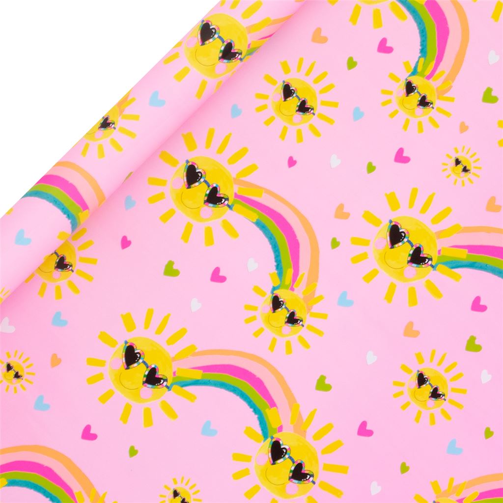 Fun and bright Sunshine Wrapping Paper - 2Metres