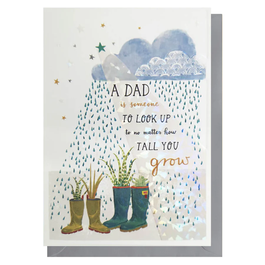 Dad is someone to look up to...Birthday or Father's Day Card