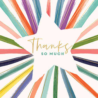 Star Burst Multipack of Thank You Cards