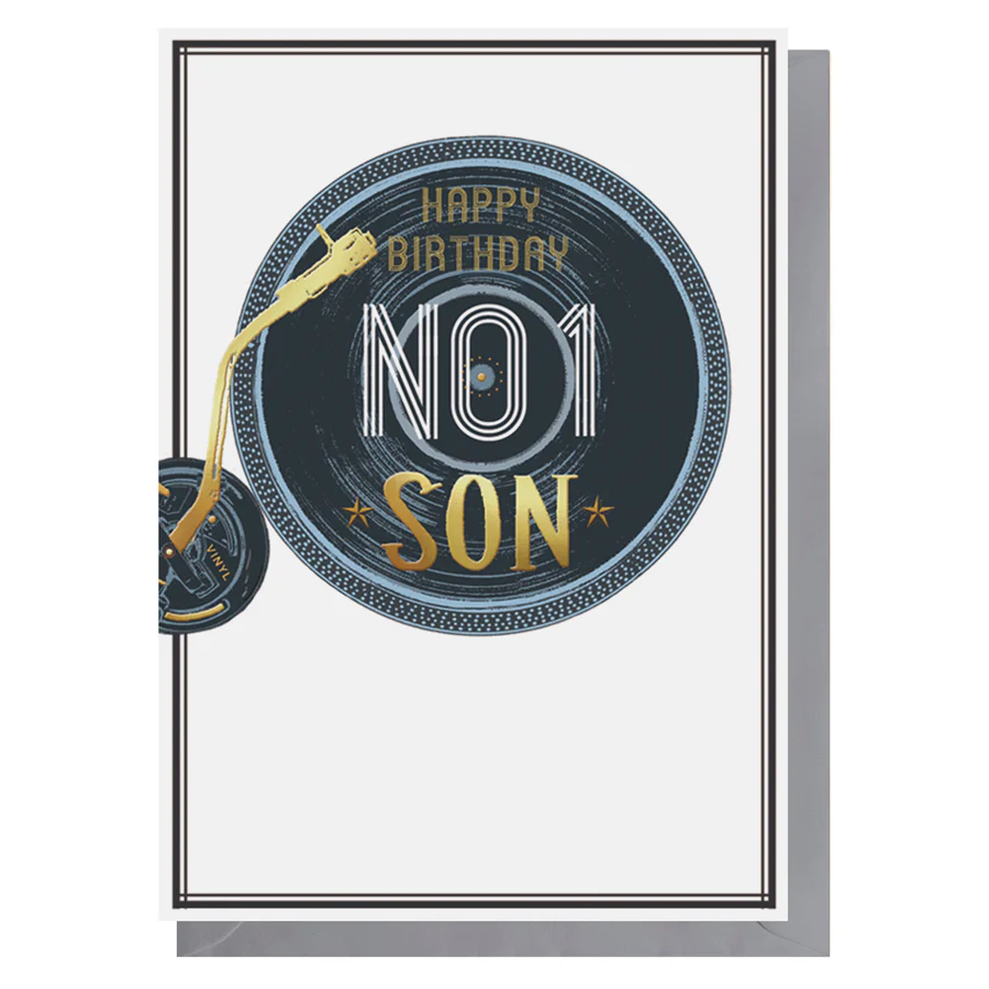 Louise Tiler 'No.1 Son' Birthday Card
