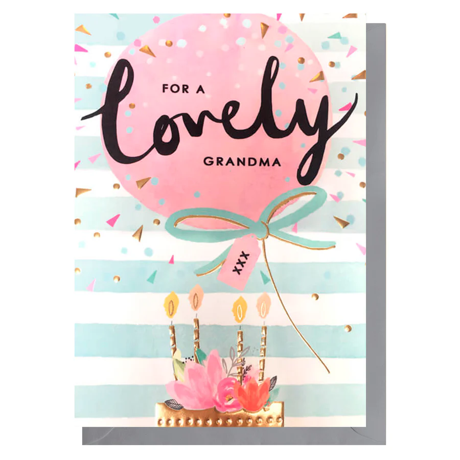 Lovely Grandma Birthday Card