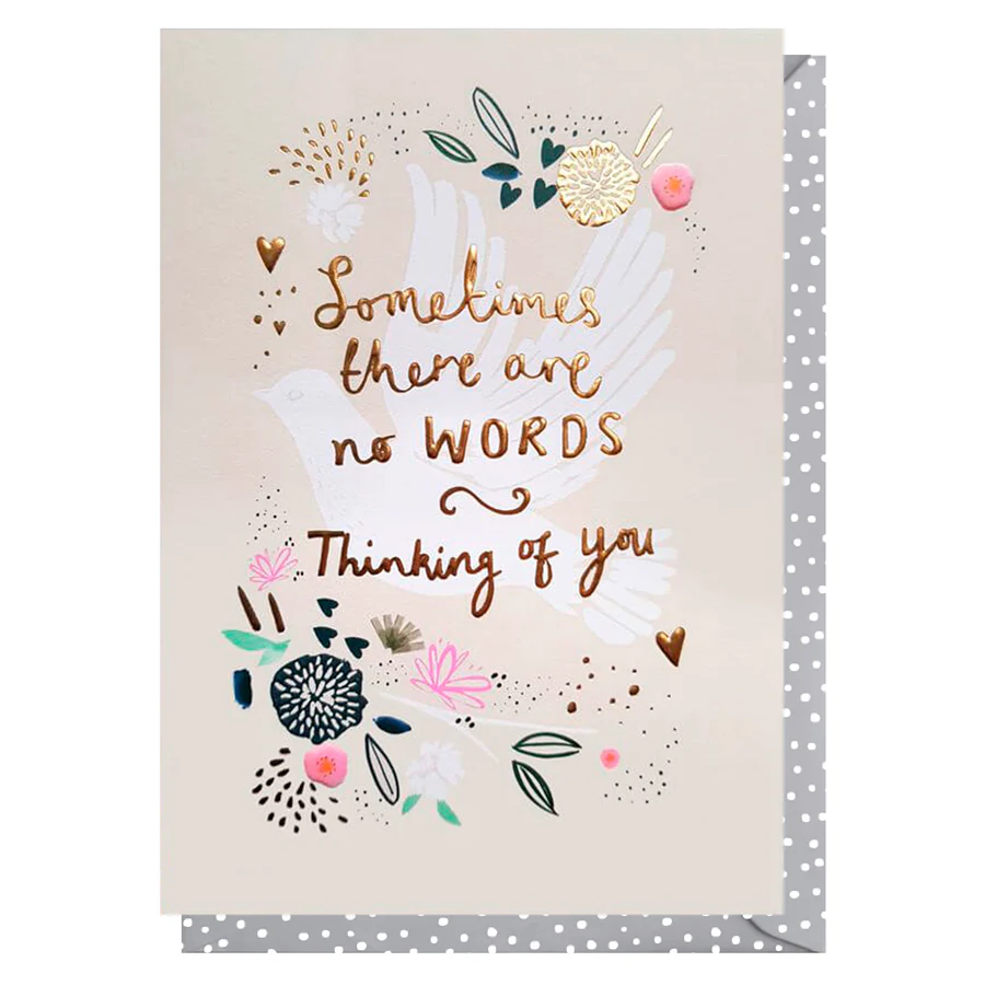Sometimes there are no words Sympathy Card