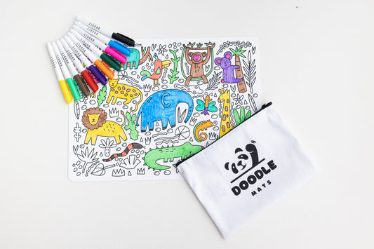 Wild One Doodle Mat - Reusable Colouring Mat