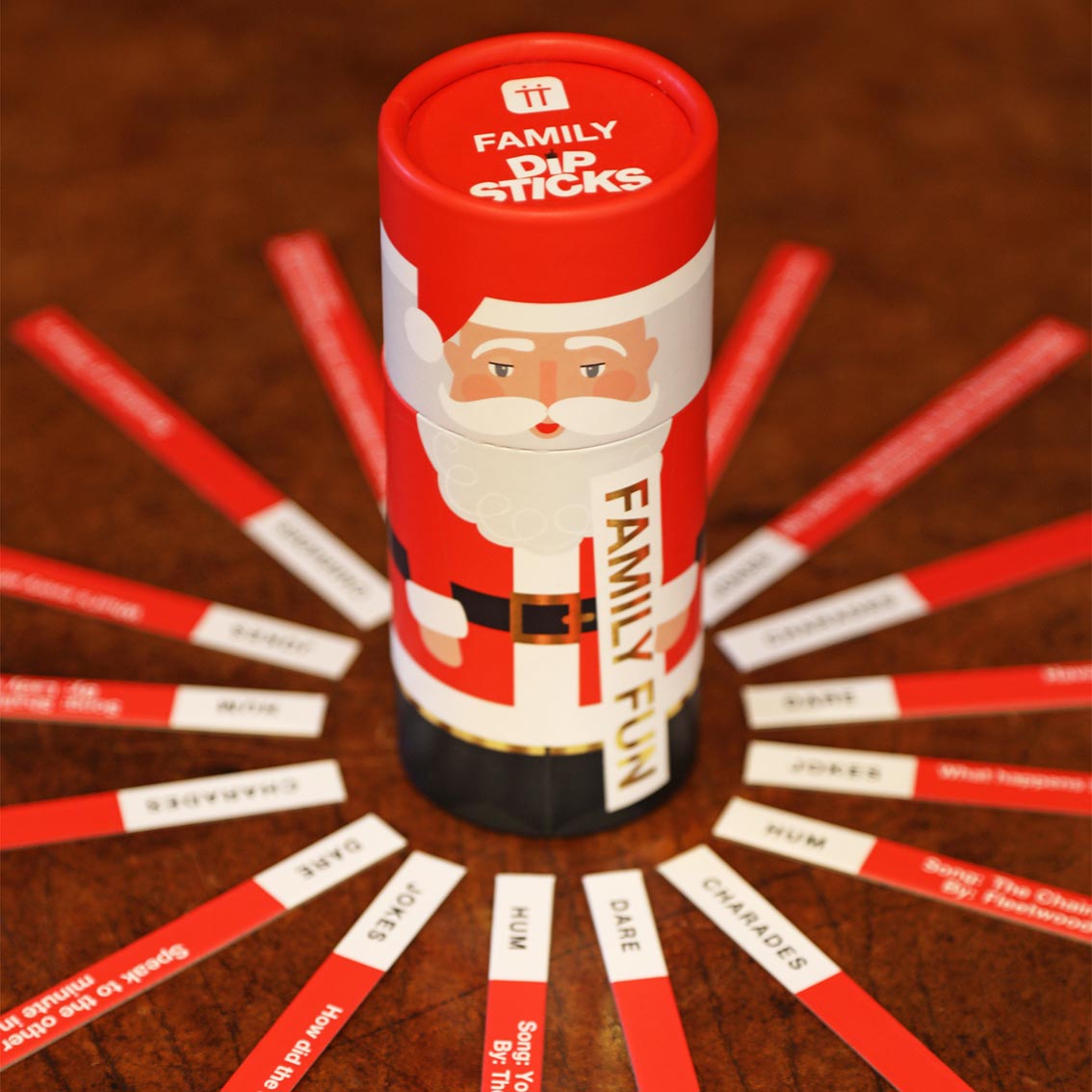Santa Dipsticks Christmas Game