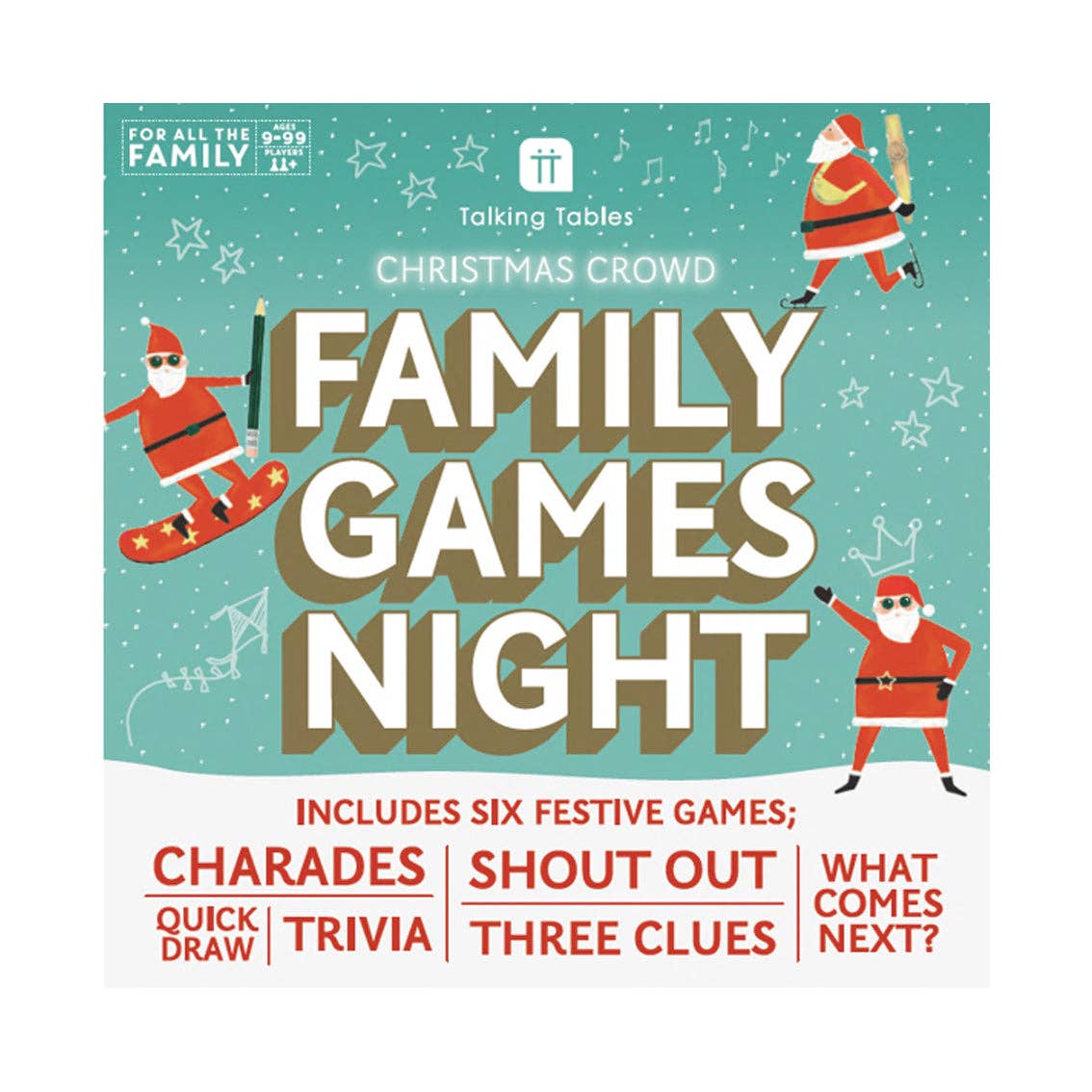 Christmas Family Games Night | 6 Games | Trivia | Charades |