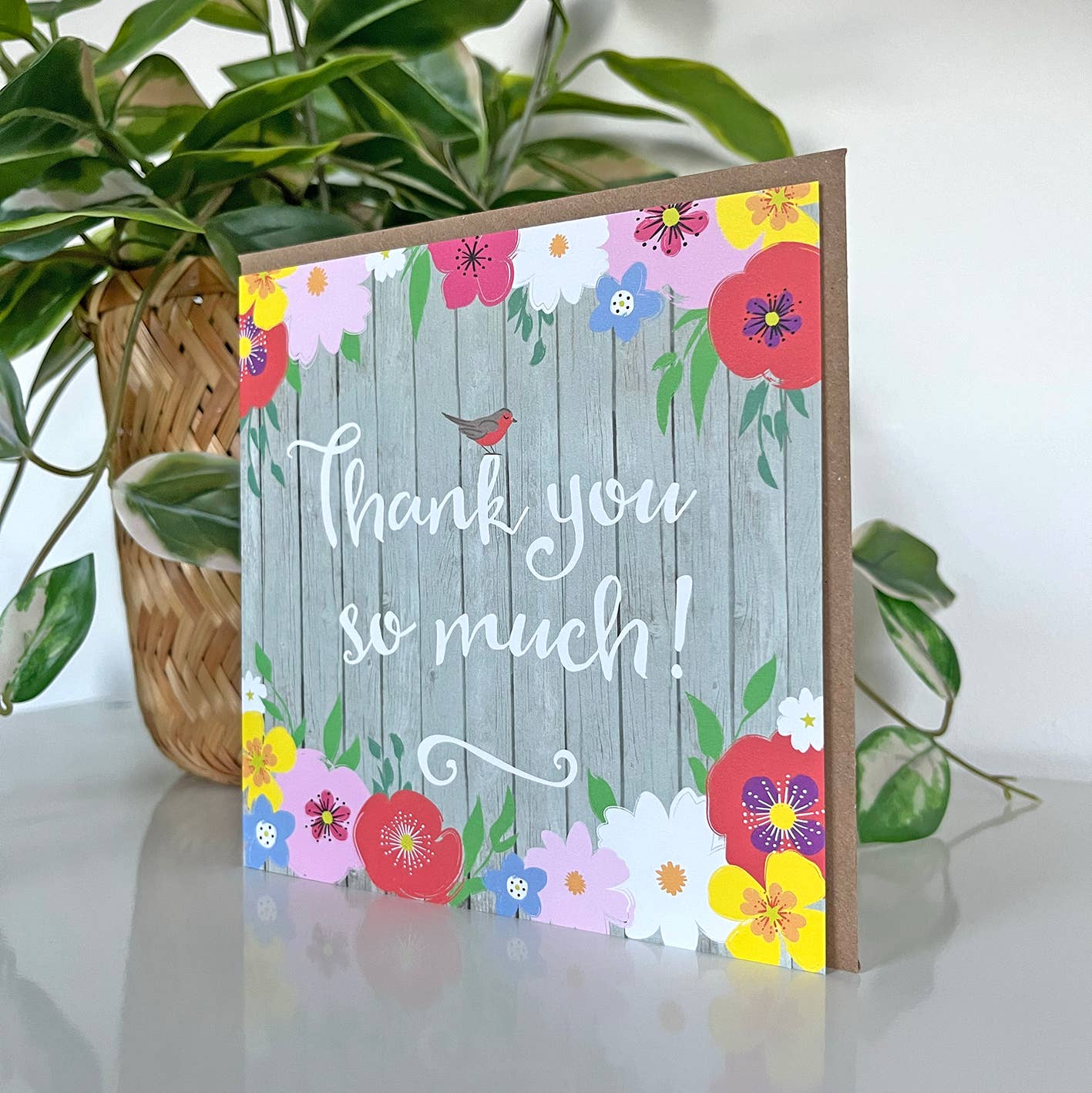 Sage Garden Thank You So Much Greeting Card