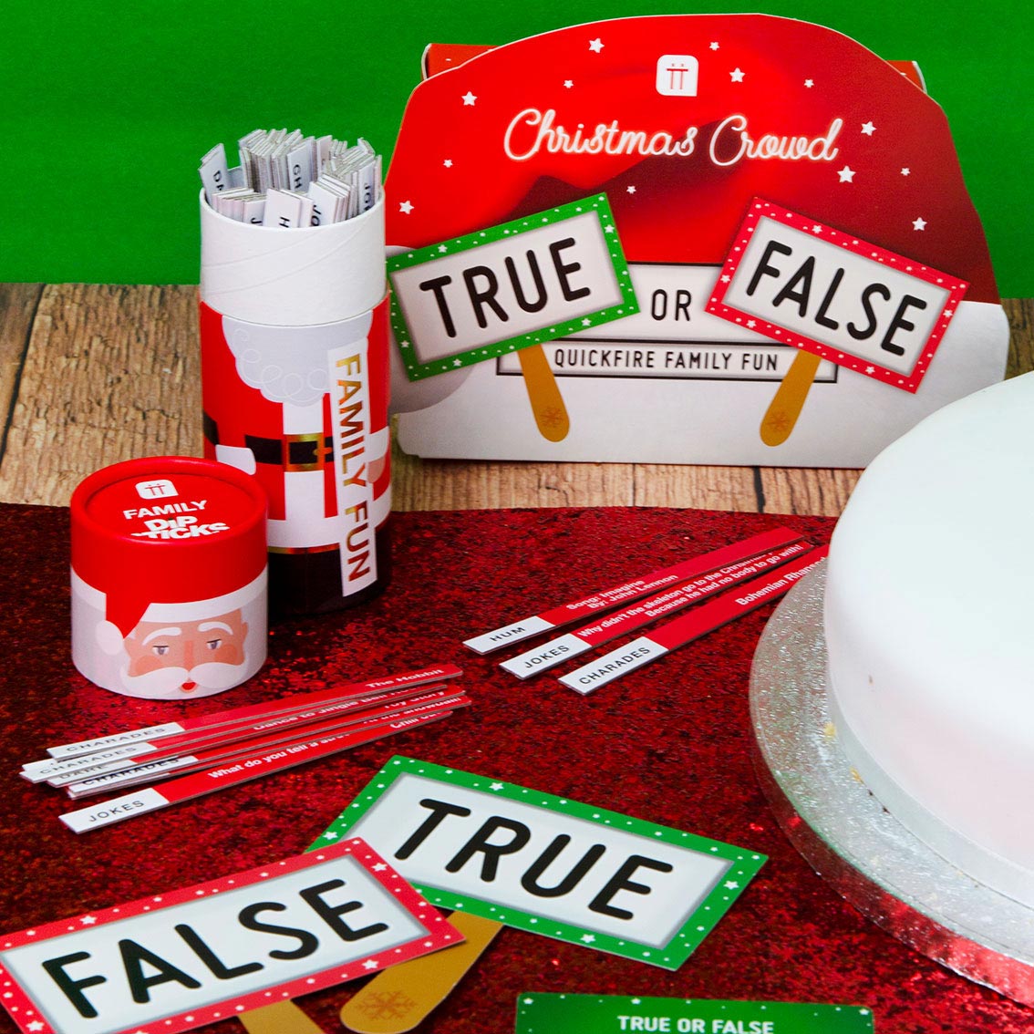 Santa Dipsticks Christmas Game