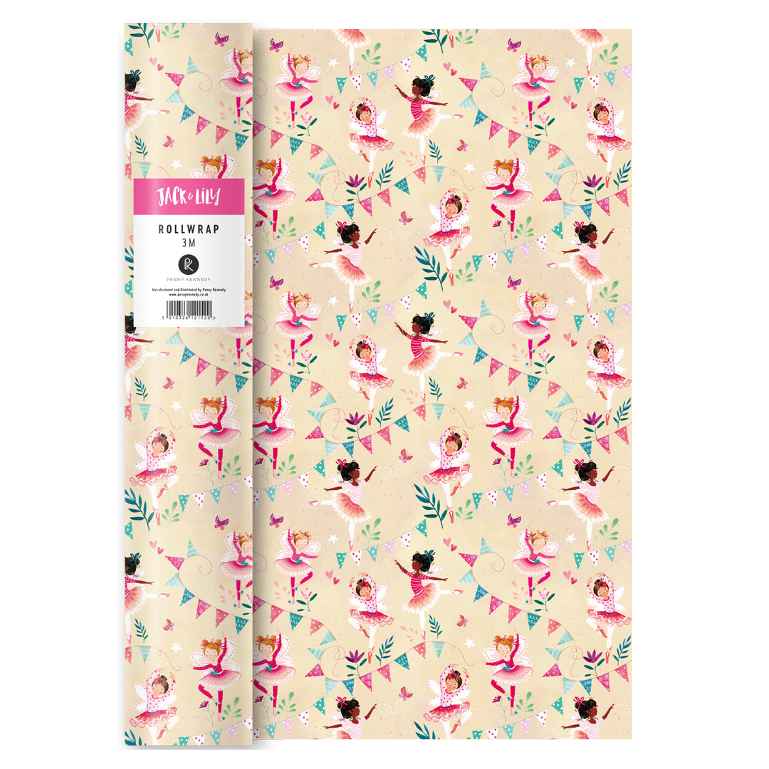 Beautiful Ballerina Wrapping paper - 3m