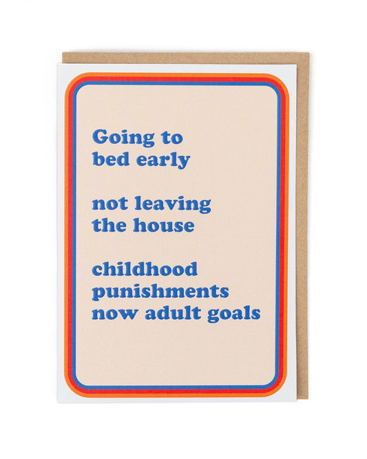 Cath Tate Pina Colada Funny Greeting Card – Retro Humour Card