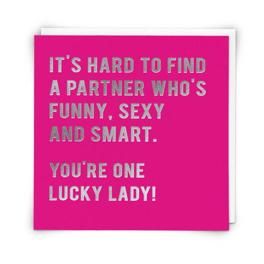 Lucky Lady Greeting Card