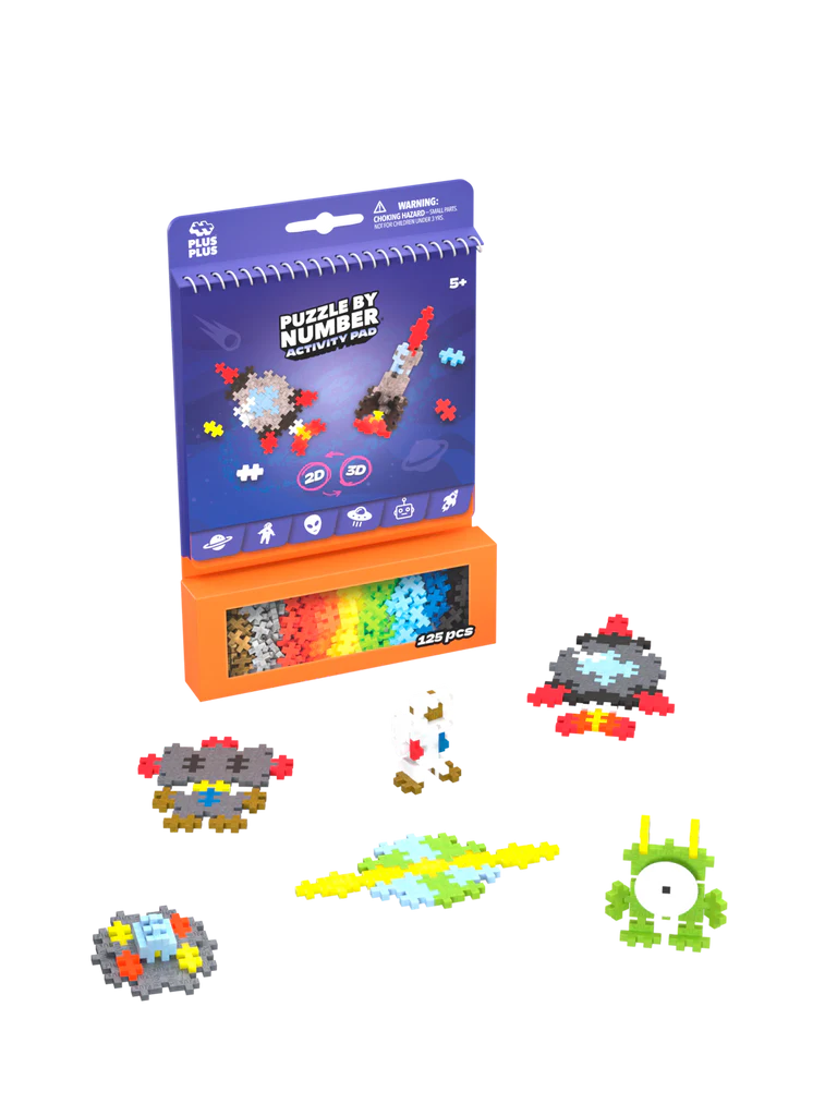 Plus Plus Activity Pads - Multiple to choose from including Dinosaurs and Fairytale