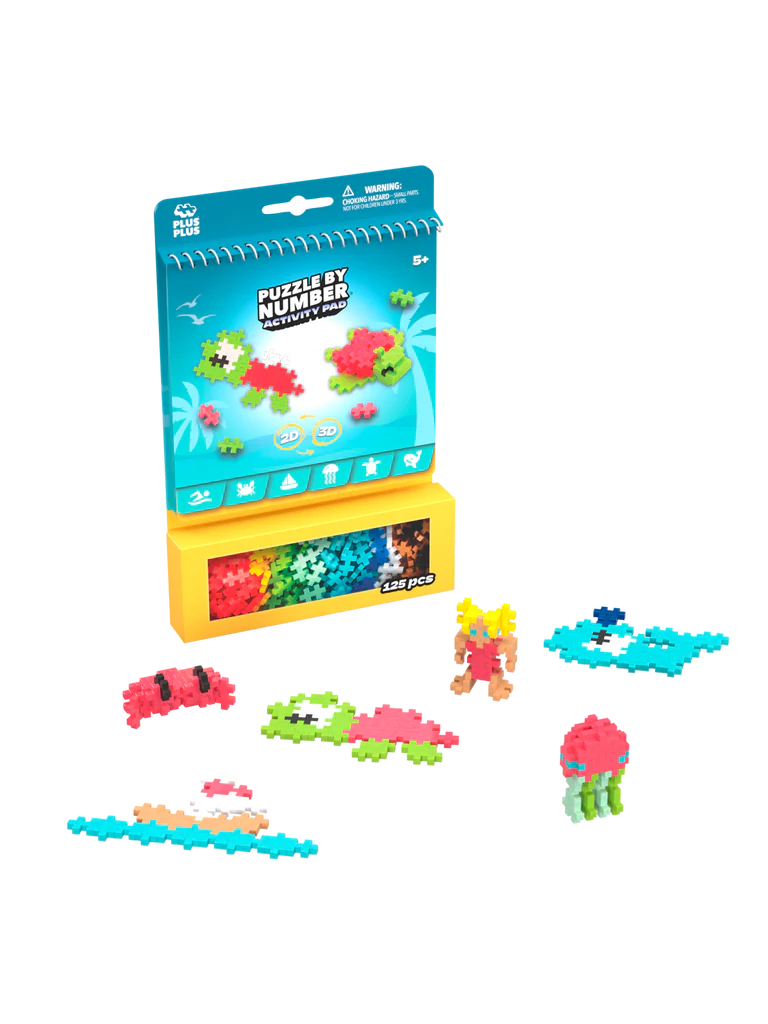 Plus Plus Activity Pads - Multiple to choose from including Dinosaurs and Fairytale
