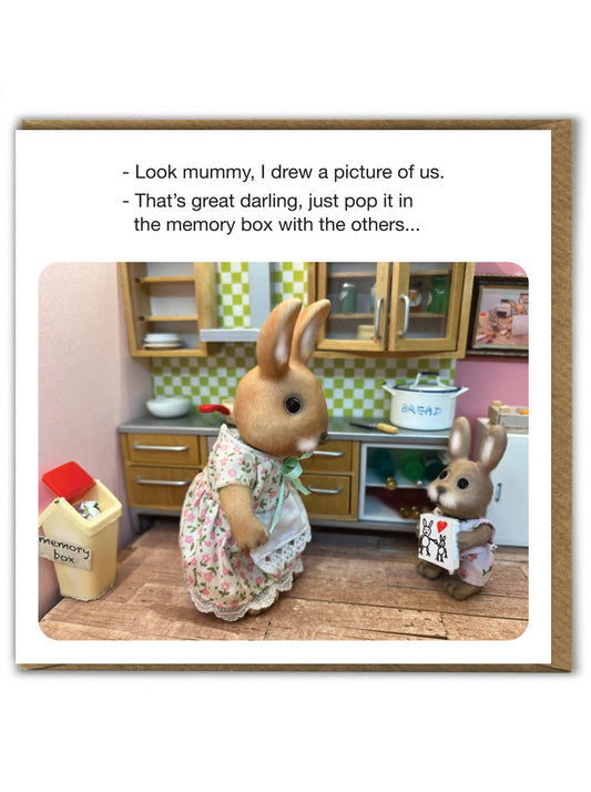 Funny Birthday Card - Memory Box
