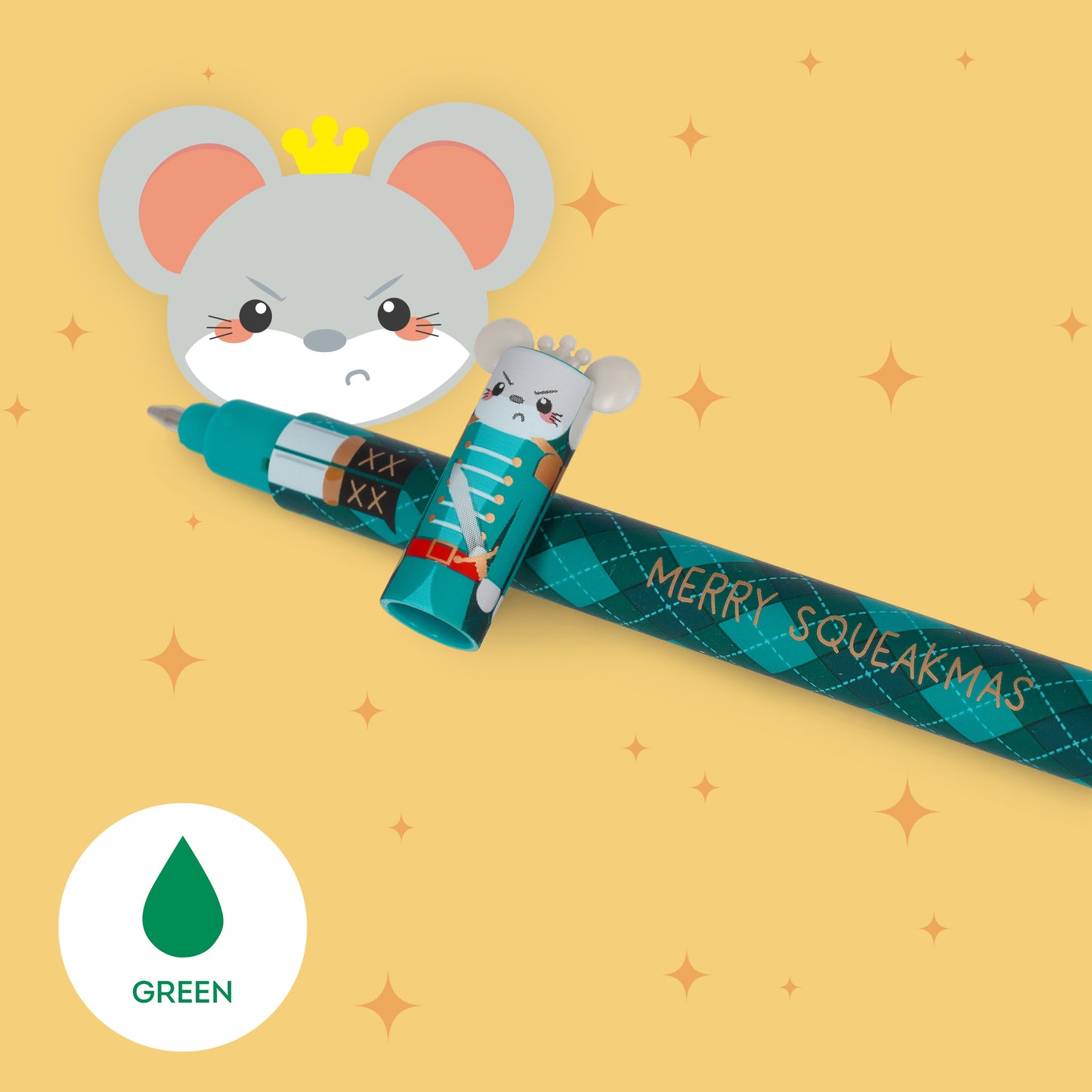 LIMITED EDITION Christmas Nutcracker Legami Erasable Pens