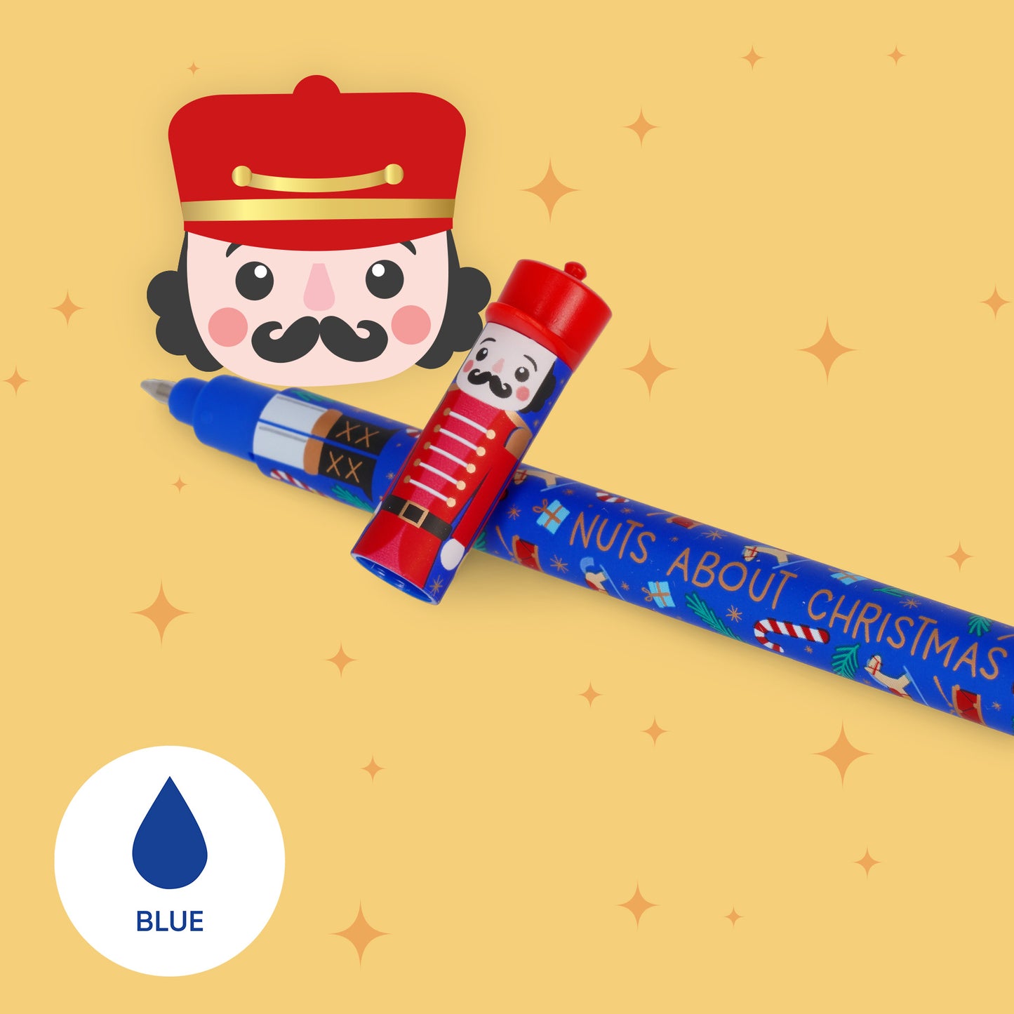 LIMITED EDITION Christmas Nutcracker Legami Erasable Pens