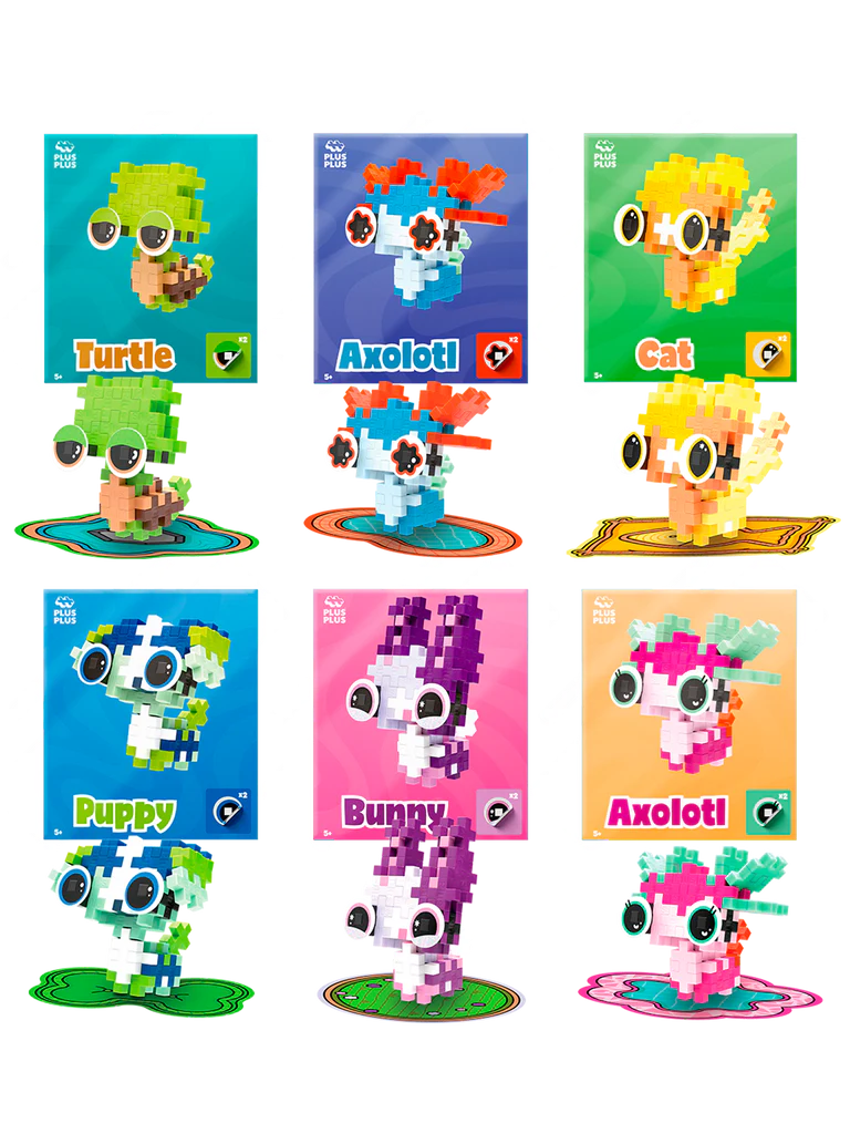 Plus Plus Pet Packets - 6 Cute Plus plus animals to choose from