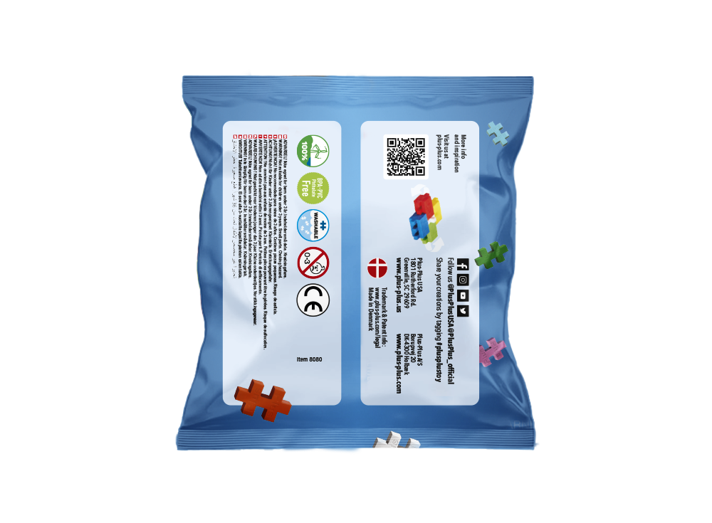 Small bag of Plus Plus - 40 pieces
