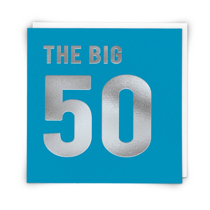 Big 50 Birthday Card