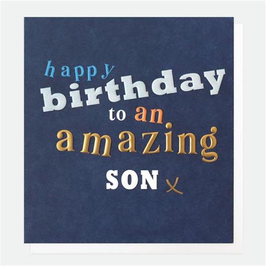 Happy Birthday Amazing Son