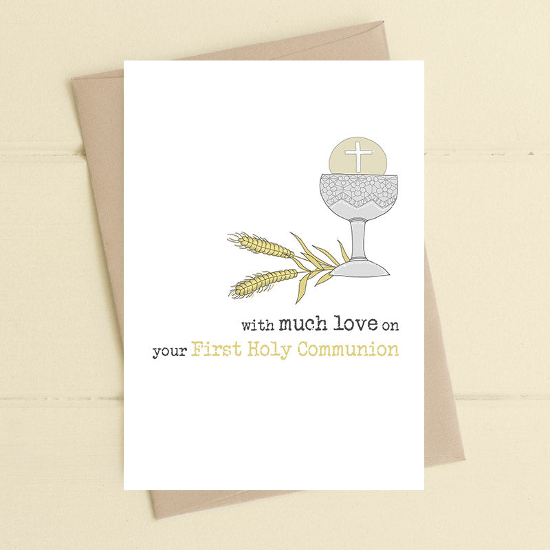With much love on your First Holy Communion