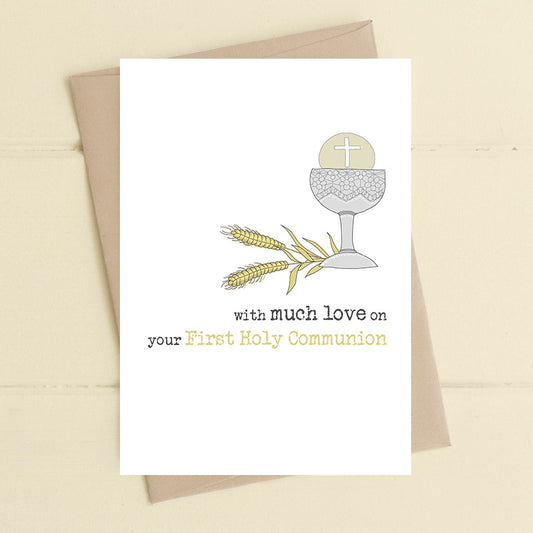 With much love on your First Holy Communion