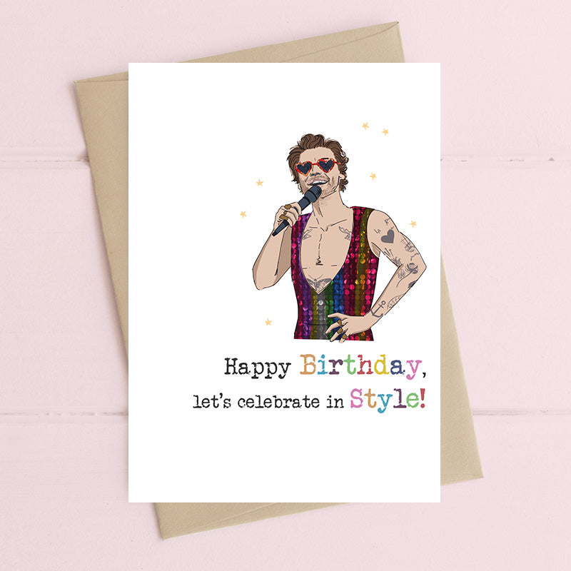 Happy Birthday  - Celebrate in Style Birthday Card