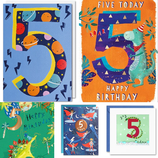 Birthday Card Bundles - Ages 3-10 Available