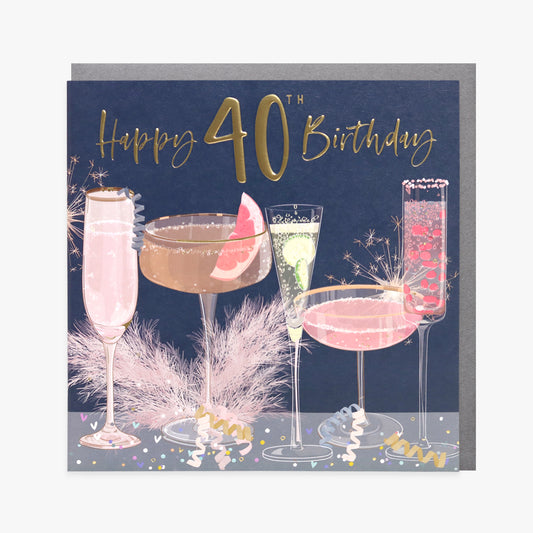 40th Birthday Cocktails fit for a Celebration