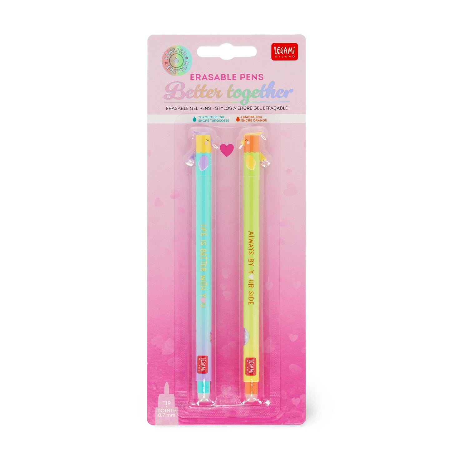 Legami LIMITED EDITION Better Together Valentine's Pens