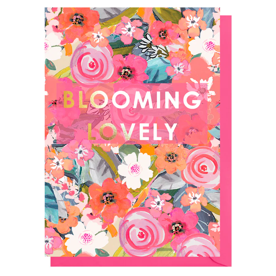 Louise Tiler Blooming Lovely Greeting Card