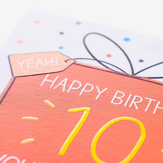 10th Birthday Card – 10 Totally Ten Today! | Happy Jackson