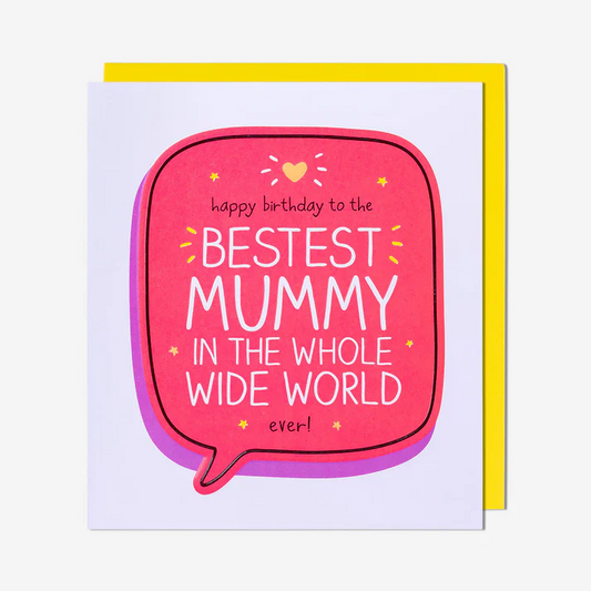 Mummy Birthday Card – Bestest Mummy | Happy Jackson