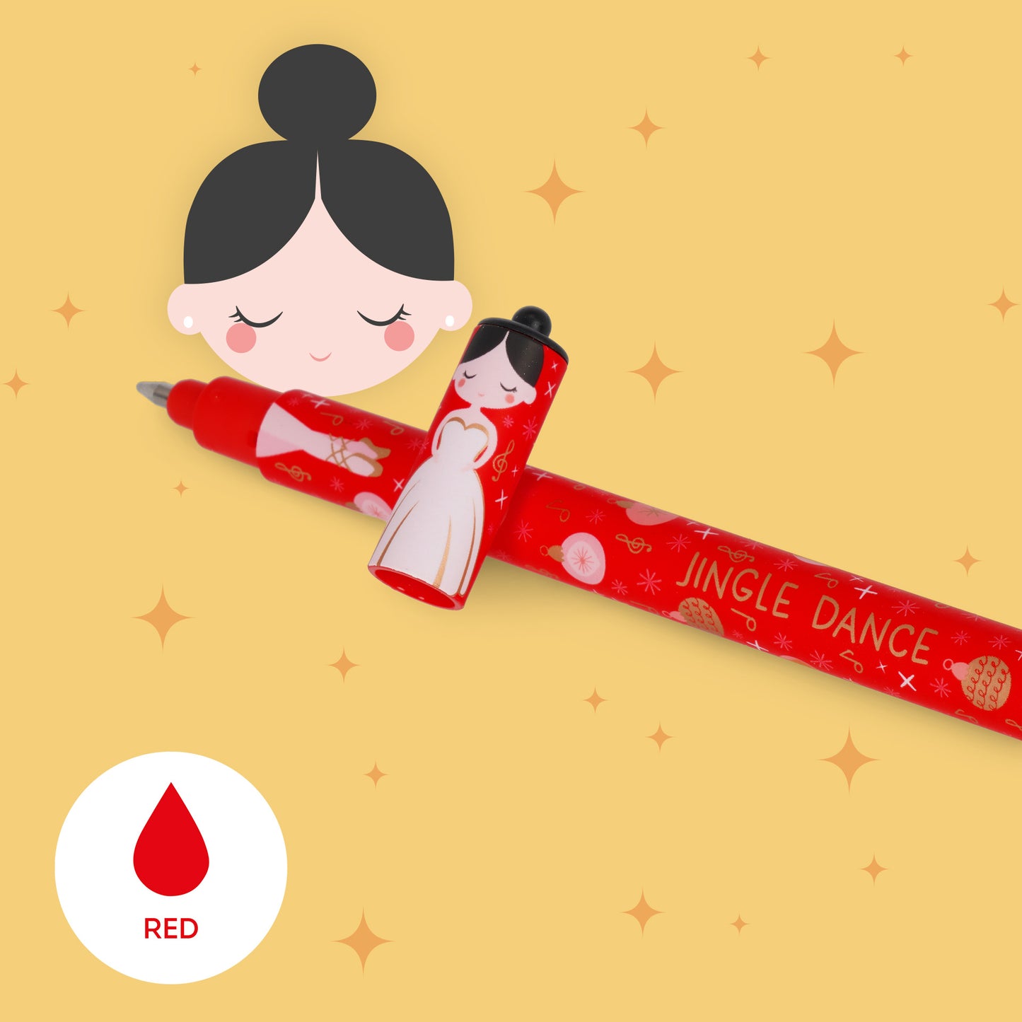 LIMITED EDITION Christmas Nutcracker Legami Erasable Pens