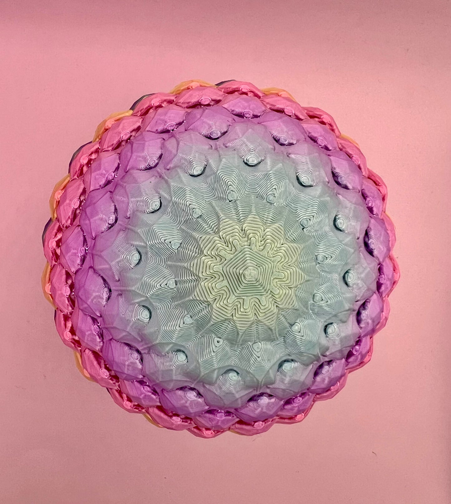 NEW: Rainbow Crystal Dragon in Dragon Egg -3 Sizes Available