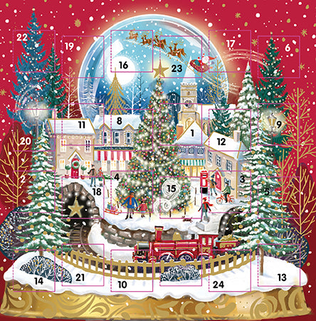 Christmas Night Advent Calendar Card