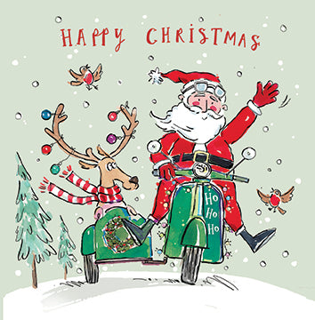 Box of 20 Cards - 4 Different Designs - FUN CHRISTMAS